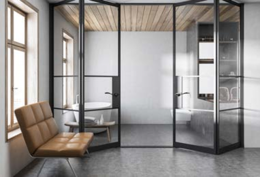 Steel Room Folding Doors (made to measure)